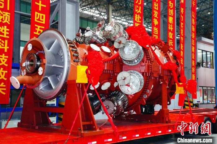 F级50MW重型燃机。　尊龙凯时·(中国)网站-AG旗舰厅汽轮机有限公司供图